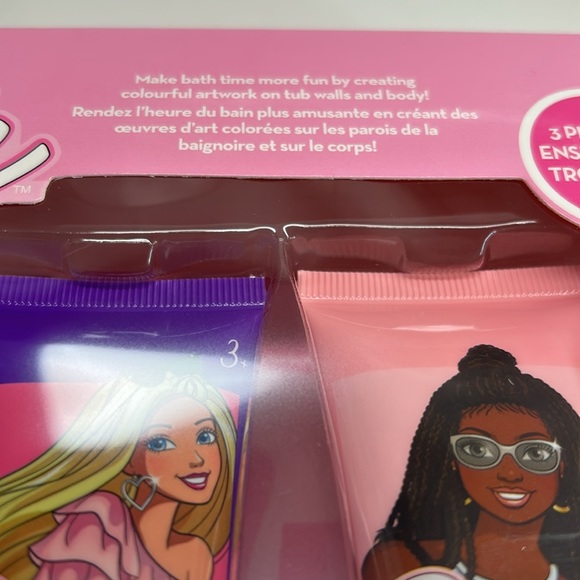 Barbie Bath Time Paint Set Including Paint Tubes & Paint Roller Stamp New Sealed - Picture 8 of 11
